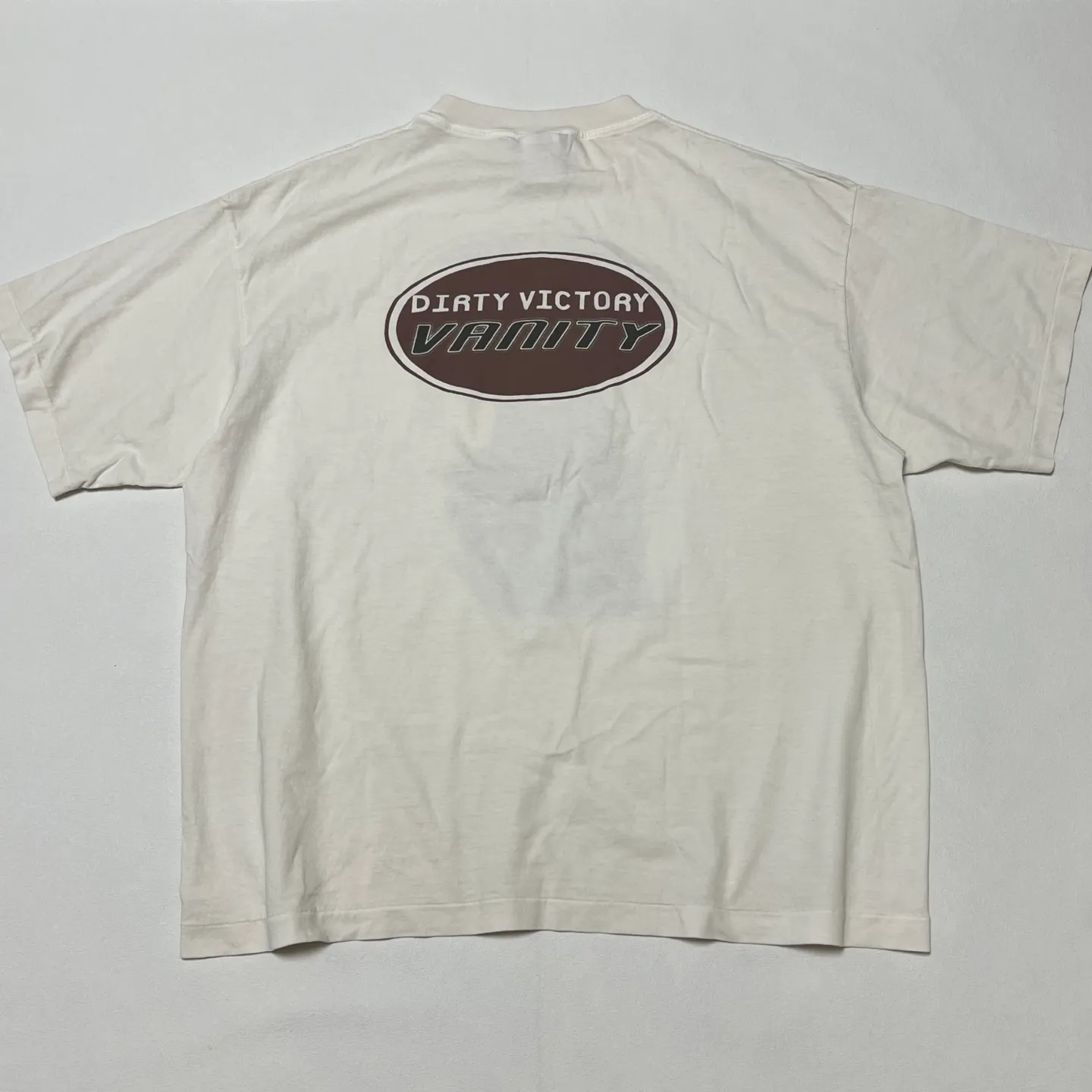 SAINT Mxxxxxx VANITY SS TEE/WHT Jesus Butterfly Print Short Sleeve Off-White S-XL Cylindrical No Side Seam Fabric 220g High Weight OE Yarn ⚠️Note: It is almost meaningless if it is not a cylindrical fabric Customized main mark/wash mark/little angel anti-counterfeiting label Original-level printing factory Top purchasing level